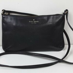 Kate Spade Black Leather Crossbody Bag
